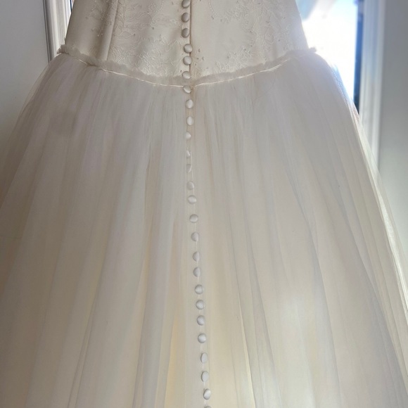 Zac Posen-Truly-Ivory Lace and Tulle Ballgown NWT - Picture 10 of 12